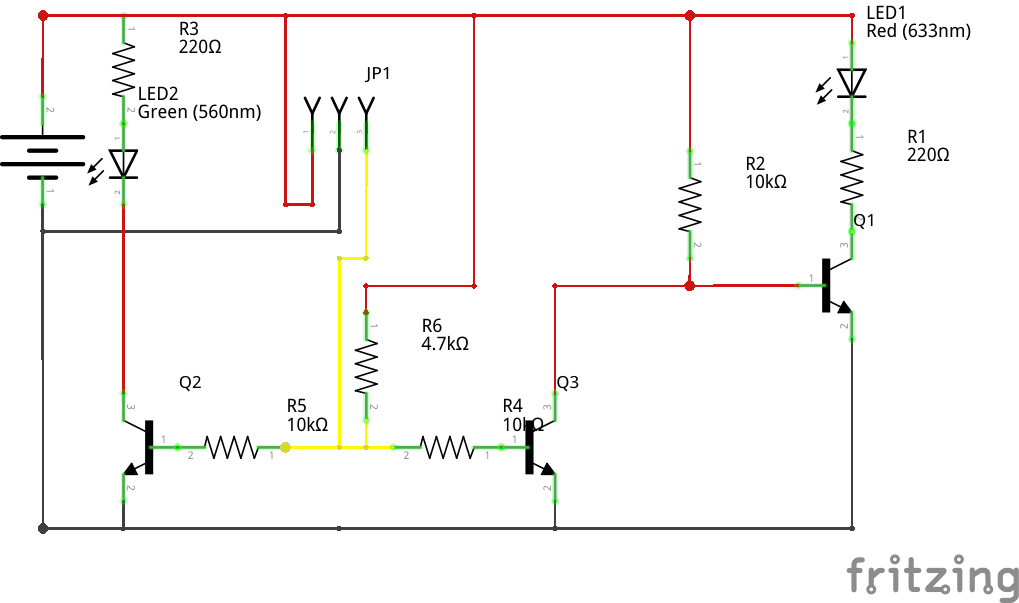 Schematic of the final circuit